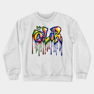 Color Graffiti Crewneck Sweatshirt